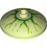 Plaatje in Gallery viewer laden, LEGO® Schaal met Motief Geelachtig Groen 43898pb008