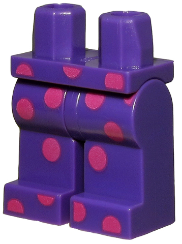 LEGO® onderdeel Benen met Motief Donkerpaars 970c00pb1081