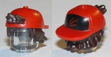 Plaatje in Gallery viewer laden, LEGO® los onderdeel Haar in kleur Donker Bruin 65730pb01