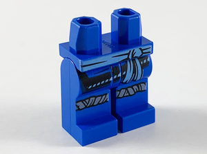 LEGO® los onderdeel Benen met Motief Blauw 970c00pb1063