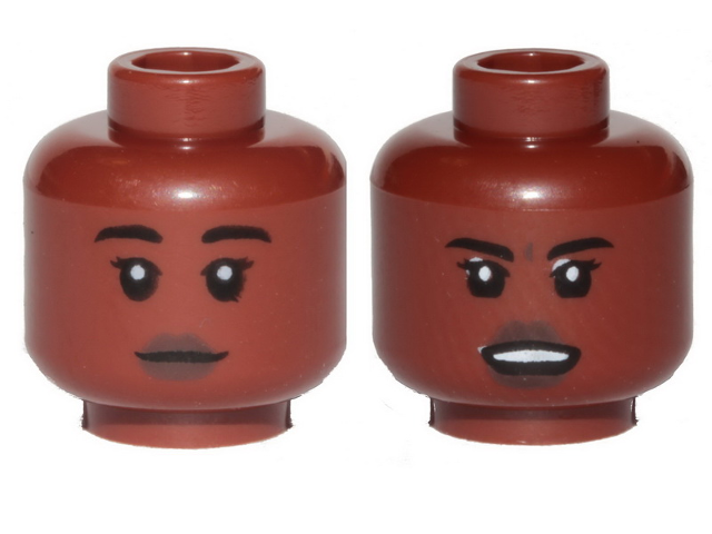 LEGO® los onderdeel Hoofd Roodachtig Bruin 3626cpb2593