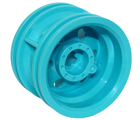 LEGO® los onderdeel Wiel in kleur Medium Azuurblauw 56145