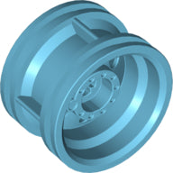 Plaatje in Gallery viewer laden, LEGO® los onderdeel Wiel in kleur Medium Azuurblauw 56145