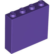 LEGO® los onderdeel Steen in kleur Donkerpaars 49311