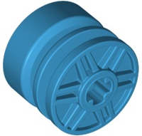 LEGO® los onderdeel Wiel in kleur Donker Azuurblauw 55982