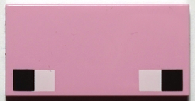 LEGO® los onderdeel Tegel met Motief Fel Roze 87079pb0696