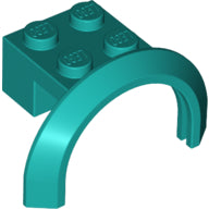 LEGO® los onderdeel Spatbord in kleur Donker Turkoois 50745