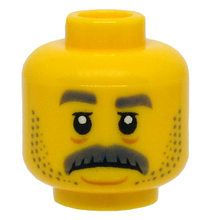 Plaatje in Gallery viewer laden, LEGO® los onderdeel Hoofd in kleur Geel 3626cpb2527