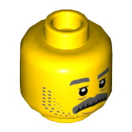 LEGO® los onderdeel Hoofd in kleur Geel 3626cpb2527