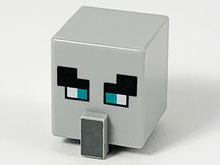Plaatje in Gallery viewer laden, LEGO® Hoofd Aangepast Licht Blauwachtig Grijs 23766pb005