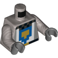 LEGO® los onderdeel Lijf met Motief Zilver 973pb3884c01