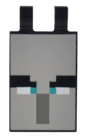 LEGO® onderdeel Tegel Aangepast met Motief Zwart 30350bpb108