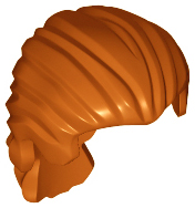LEGO® los onderdeel Haar in kleur Donker Oranje 95226