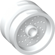 LEGO® los onderdeel Wiel in kleur Wit 66727