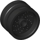 LEGO® los onderdeel Wiel in kleur Zwart 66727