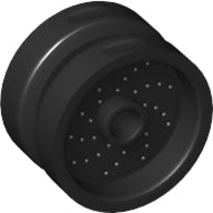 LEGO® los onderdeel Wiel in kleur Zwart 66727