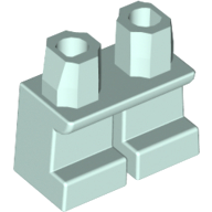 LEGO® los onderdeel Benen Aangepast Licht Aqua 41879