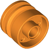 LEGO® los onderdeel Wiel in kleur Oranje 55981