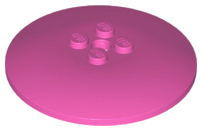 LEGO® los onderdeel Schaal in kleur Donker Roze 44375b