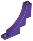 LEGO® los onderdeel Steen Boog in kleur Donkerpaars 30099