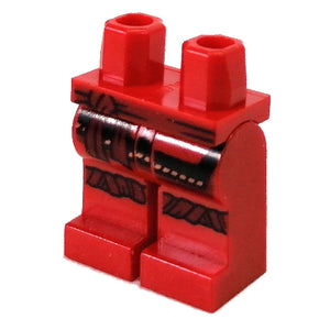 LEGO® los onderdeel Benen met Motief Rood 970c00pb1136