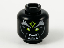 Plaatje in Gallery viewer laden, LEGO® los onderdeel Hoofd in kleur Zwart 3626cpb2628