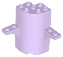 LEGO® los onderdeel Cilinder in kleur Lavendel 60373