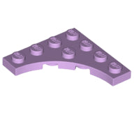 LEGO® los onderdeel Plaat Aangepast in kleur Lavendel 35044