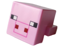 Plaatje in Gallery viewer laden, LEGO® Dier Onderdelen met Motief Fel Roze 19727pb011