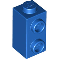 Plaatje in Gallery viewer laden, LEGO® los onderdeel Steen Aangepast in kleur Blauw 32952