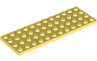 Plaatje in Gallery viewer laden, LEGO® los onderdeel Plaat Algemeen Helder Lichtgeel 3029