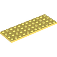 Plaatje in Gallery viewer laden, LEGO® los onderdeel Plaat Algemeen Helder Lichtgeel 3029