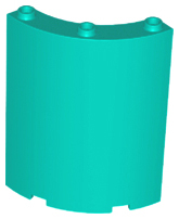 Plaatje in Gallery viewer laden, LEGO® los onderdeel Cilinder in kleur Donker Turkoois 30562