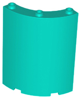 LEGO® los onderdeel Cilinder in kleur Donker Turkoois 30562