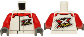 LEGO® los onderdeel Lijf met Motief Wit 973pb3759c01