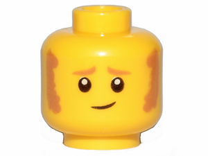 LEGO® los onderdeel Hoofd in kleur Geel 3626cpb2523