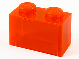 LEGO® los onderdeel Steen Doorzichtig Neon Oranje 3065