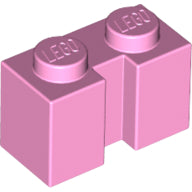 Plaatje in Gallery viewer laden, LEGO® los onderdeel Steen Aangepast in kleur Fel Roze 4216