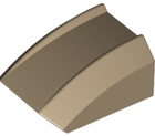 LEGO® los onderdeel Dakpan Gebogen Donker Geelbruin 30602