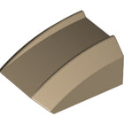 LEGO® los onderdeel Dakpan Gebogen Donker Geelbruin 30602