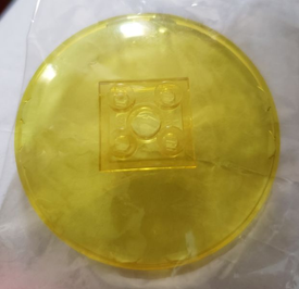 LEGO® los onderdeel Schaal in kleur Doorzichtig Geel 44375b