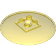 LEGO® los onderdeel Schaal in kleur Doorzichtig Geel 44375b