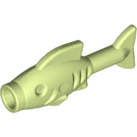 Plaatje in Gallery viewer laden, LEGO® los onderdeel Waterdier Geelachtig Groen 64648