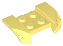 LEGO® los onderdeel Spatbord in kleur Helder Lichtgeel 44674