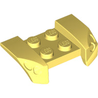 Plaatje in Gallery viewer laden, LEGO® los onderdeel Spatbord in kleur Helder Lichtgeel 44674