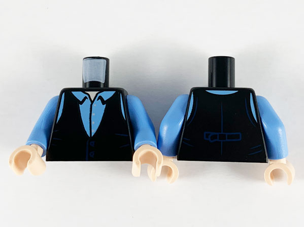 LEGO® los onderdeel Lijf met Motief Zwart 973pb3726c01