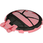 LEGO® onderdeel Schaal met Motief Doorzichtig Rood 18675pb19