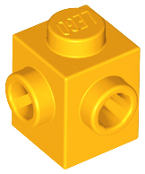 Plaatje in Gallery viewer laden, LEGO® onderdeel Steen Aangepast Helder Licht Oranje 26604