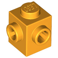LEGO® onderdeel Steen Aangepast Helder Licht Oranje 26604