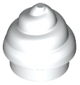 LEGO® los onderdeel Plaat Rond in kleur Wit 53119